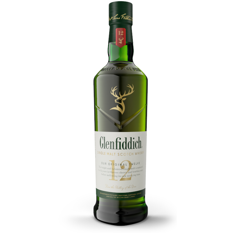 Glenfiddich Single Malt Scotch Whisky 12Y 40%  0,7 l