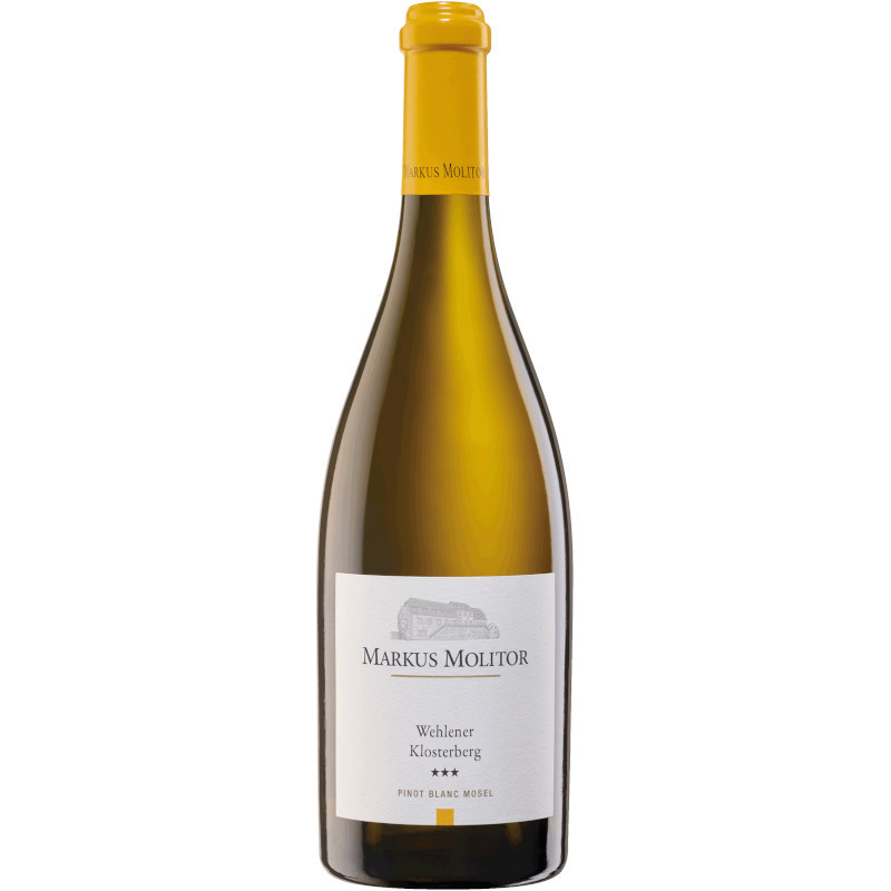 Markus Molitor Wehlener Klosterberg*** Pinot Blanc gelbe Kapsel 2018 0,75L