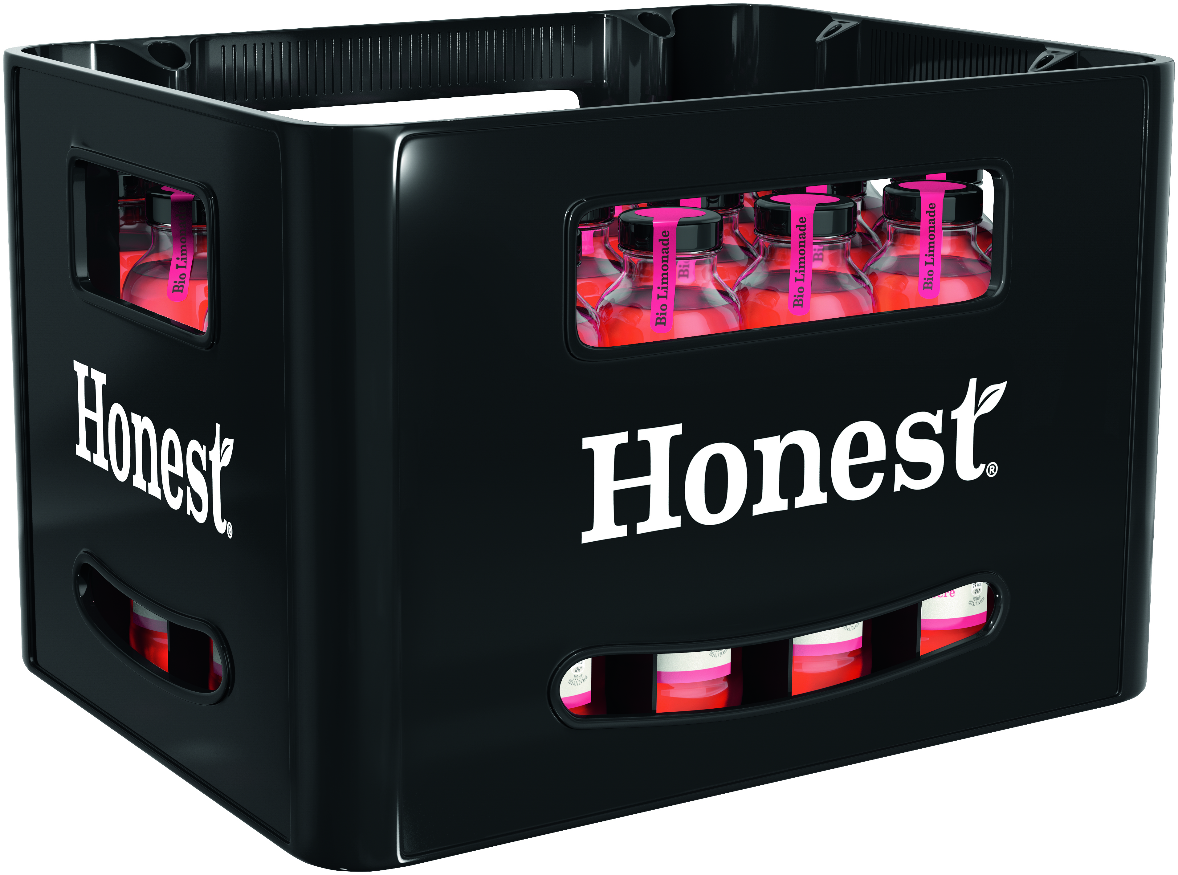 Honest Bio Limo Zitrone Himbeere 24x0,33 l